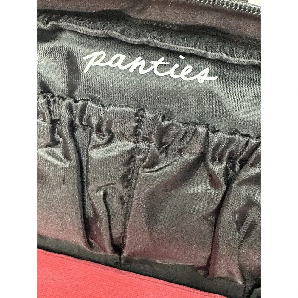 Victoria’s Secret Travel Case Pink Black Stripe Sexy Little Things NWT Gift